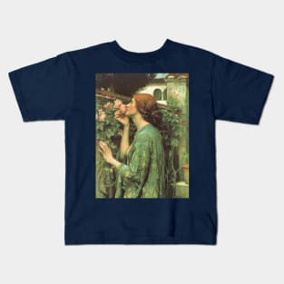 The Soul of the Rose, 1908 John William Waterhouse Kids T-Shirt